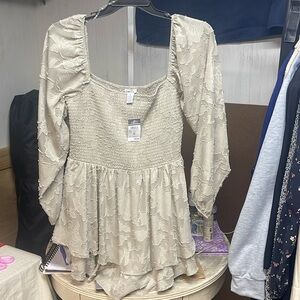 NWT Rue21 Beige Romper